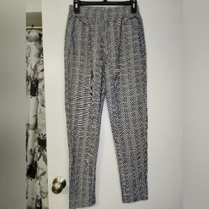 Houndstooth Black and White Women's Pants